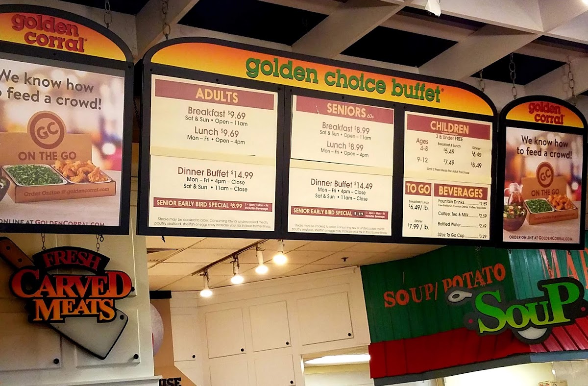 Menu - Golden Corral Buffet & Grill photo 3