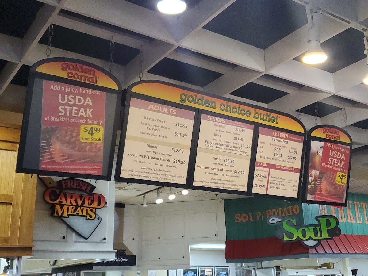 Menu - Golden Corral Buffet & Grill photo 5